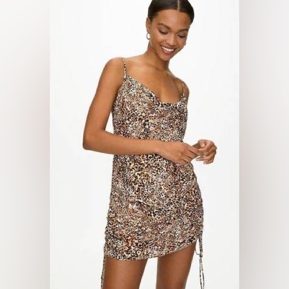 Wilfred Only Ruched Slip Dress - Picture 2 of 8